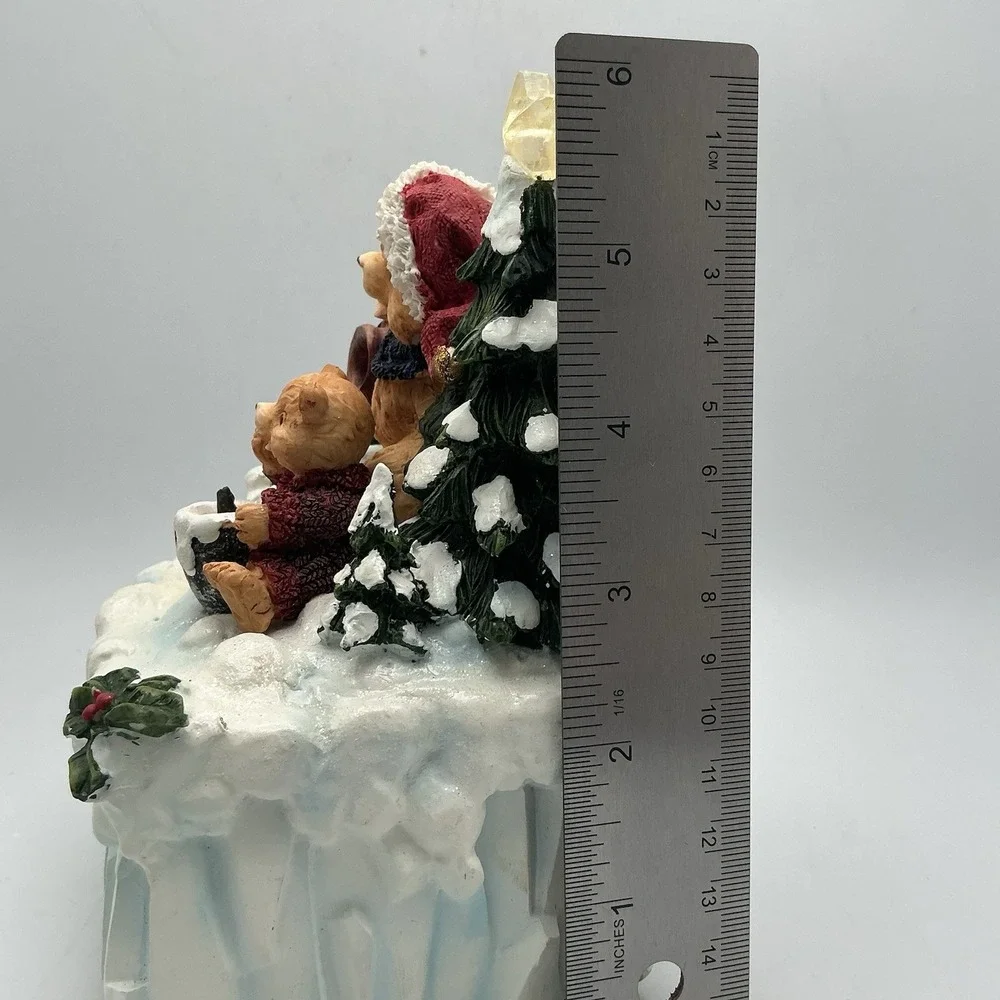 Vintage Avon A Beary Special Holiday Fountain Mini Indoor Christmas-New Open Box